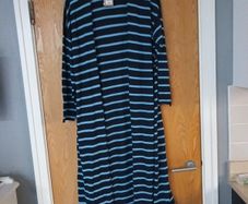 Gallery Aurora Stripe Long Cardigan. . Size  XL -18.    B.N.W.T