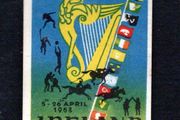 1953 Ireland An Tostal Ireland at Home 5th-26th April 1953 publicity label mint.