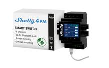 Shelly Pro 4PM | Wi-Fi, LAN & Bluetooth 4 Channel Smart Relay with Power Metering