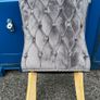 Velvet Grey Dining Chairs Image 7