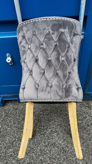 Velvet Grey Dining Chairs