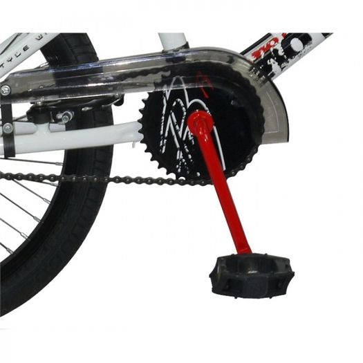 11" Rooster NO MERCY, 20" Wheel, White/Bright Red