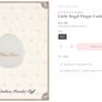 Flower Knows Little Angel Collection Mini Finger Cushion Powder Puff Image 2