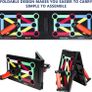 Push Up Board,12 in 1 Foldable Push Up Rack Board, Body Building Pushup Stands Power-press & Multi-function Board for Body Muscle Training Sport Gym Home Exercise Image 2