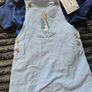 M&S Peter Rabbit Dungarees Set with Hat Image 2