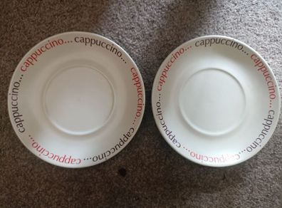 2 small coffee plates