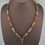 Antique Venetian Style Old Face Glass Beads & Old Face Glass Beads Necklace Image 6