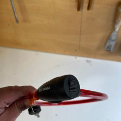 Velo Rossa Red Cable Bike Lock - Never Used, 2 Keys