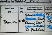 Francis Bacon - Birth Certificate - Irish Artist - Free Postage