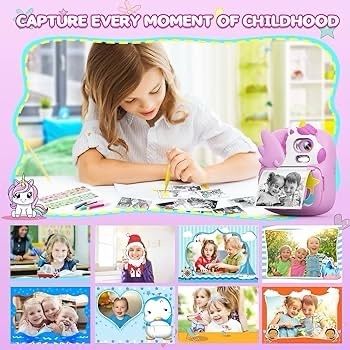 NEW SALE | Instant Camera for Kids with 32G SD Card & Print Photo Paper, 1080P HD Video Toddler Camera