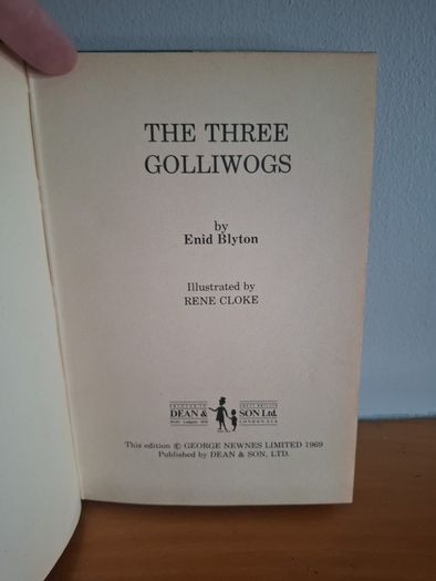 The Three Golliwogs (with dustjacket)