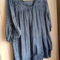 Denim color Top
