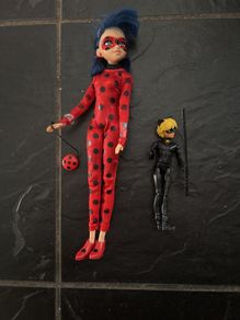 Miraculous and Cat Noir figures