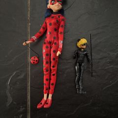 Miraculous and Cat Noir figures