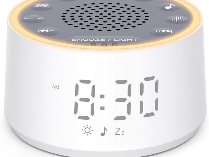 Dreamegg White Noise Machine - D1 Nova Sound Machine for Baby Adult, 25 Soothing Sounds, 9 Night Lights, Dimmable Display, Ideal Sleep Aid for Heavy Sleepers Bedroom