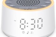 Dreamegg White Noise Machine - D1 Nova Sound Machine for Baby Adult, 25 Soothing Sounds, 9 Night Lights, Dimmable Display, Ideal Sleep Aid for Heavy Sleepers Bedroom