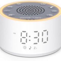 Dreamegg White Noise Machine - D1 Nova Sound Machine for Baby Adult, 25 Soothing Sounds, 9 Night Lights, Dimmable Display, Ideal Sleep Aid for Heavy Sleepers Bedroom