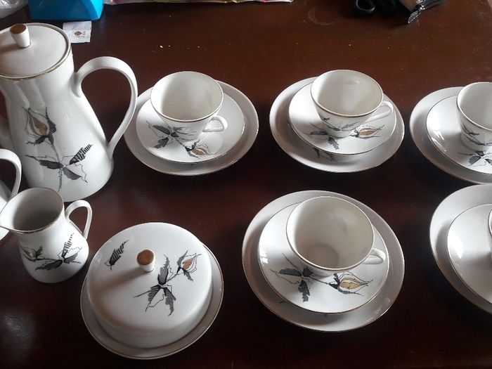 vintage East german porcelain 20 piece