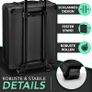 1400 Piece Tool Box Trolley Set With Wheels and Tools Included Image 3