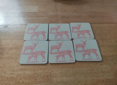 6 Coasters - Almost New - one month old