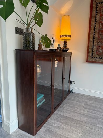 Vintage Display Drinks Book Cabinet