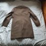 odermark overcoat 100% virgin wool size large ptp 22" dark sand like new Image 6