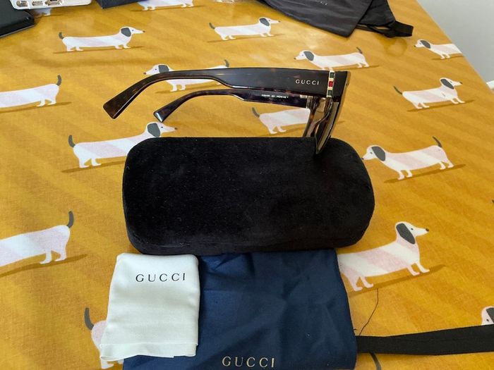 Gucci Brown Tortoiseshell Sunglasses