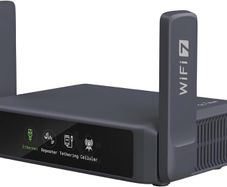 GL.iNet GL-BE3600 Slate 7 Wi-Fi 7 Travel Router Touchscreen 2.5G | Dual-Band Wi-Fi 7, dual 2.5G ports, OpenWrt 23.05, touchscreen, OpenVPN plus WireGuard, 300 g pocket size