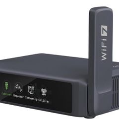 GL.iNet GL-BE3600 Slate 7 Wi-Fi 7 Travel Router Touchscreen 2.5G | Dual-Band Wi-Fi 7, dual 2.5G ports, OpenWrt 23.05, touchscreen, OpenVPN plus WireGuard, 300 g pocket size