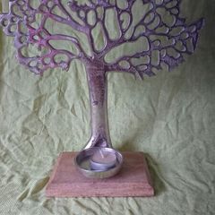 Tree of Life tea candle holder
