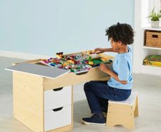 Build 'n' Store Wooden Desk and Stool Base Plate B