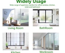 window frosting privacy glass film ROLL 90x300cm