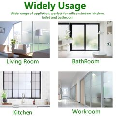 window frosting privacy glass film ROLL 90x300cm