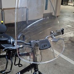 Windshield protection for handlebars