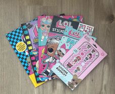 Bundle of 6 LOL Surprise Activity & Sticker Books + Sticker Booklet