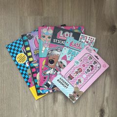 Bundle of 6 LOL Surprise Activity & Sticker Books + Sticker Booklet