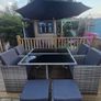 Rattan garden set Image 3
