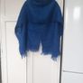 Royal Blue Mohair Wrap Image 2