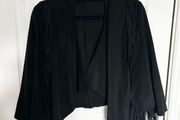 Fringe cropped jacket