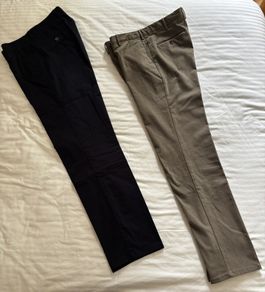 Chino men navy and khaki. 2 pairs - Set For Life