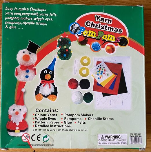 Christmas Pom Pom set