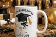 Personalised Graduation Mug - Add Any Name - Class of 2026