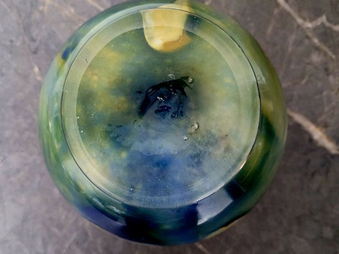 20th Century blown multilayer glass vase