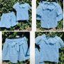 Patachou Portugal designer girls co ord skirt and top stunning baby blue Image 2