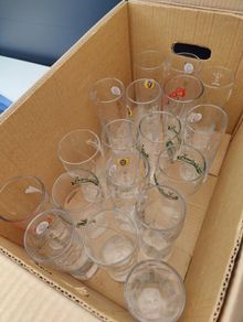 Pint glasses