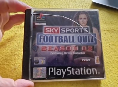 Sky Sports Football Quiz Season 2 PlayStation1 Ps1 PlayStation2 Ps2 games Original