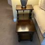 Antique Solid Oak End Tables Image 3