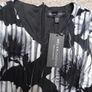 BNWT Ladies dress black and white floral Uk8 Image 2