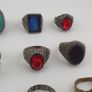 15 Old Brass Rings Traditional Mixed Design Collection Image 9