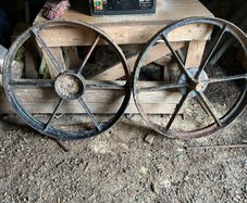 Cast iron wheels